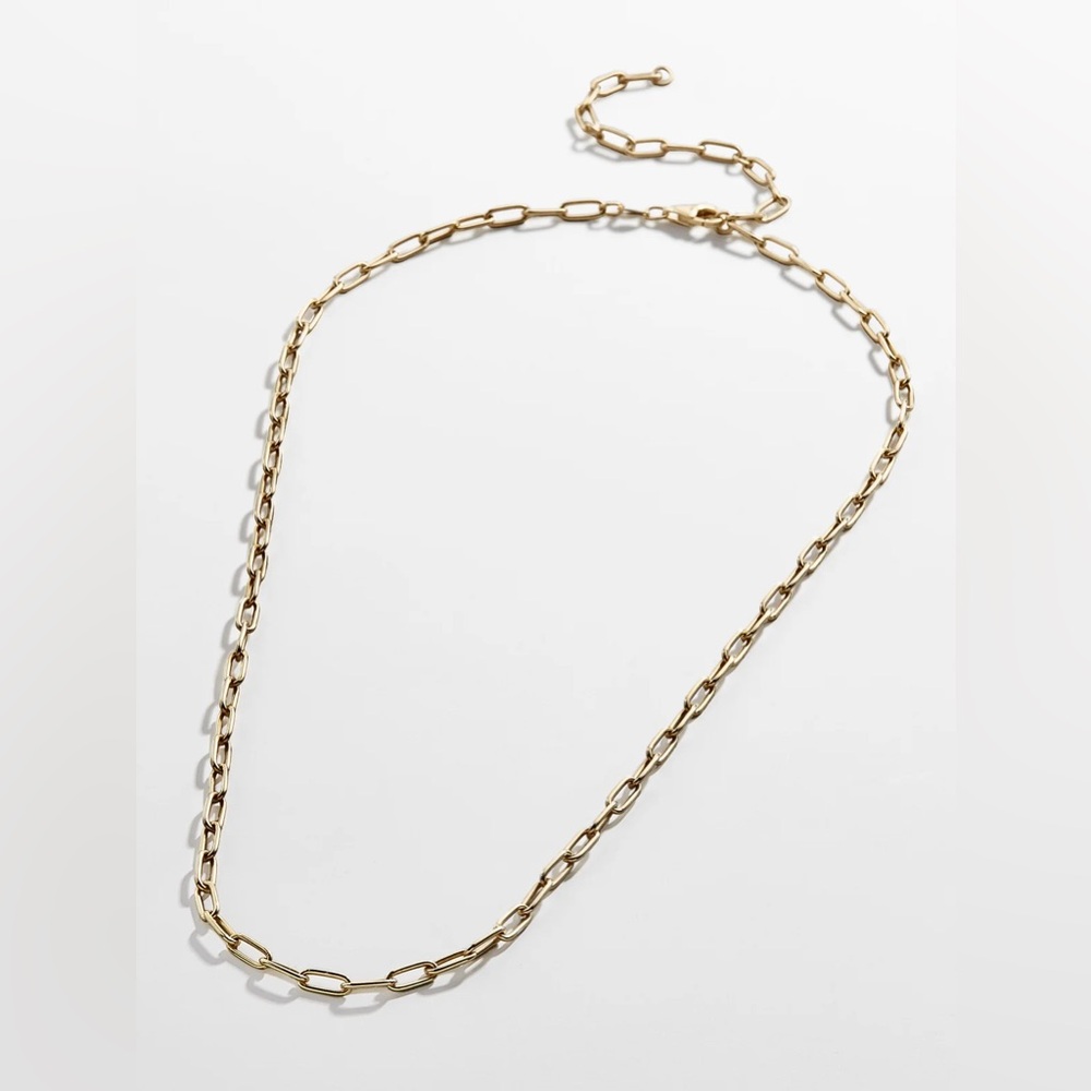 Baublebar | Mini Hera 14K Paperclip Chain Gold Necklace